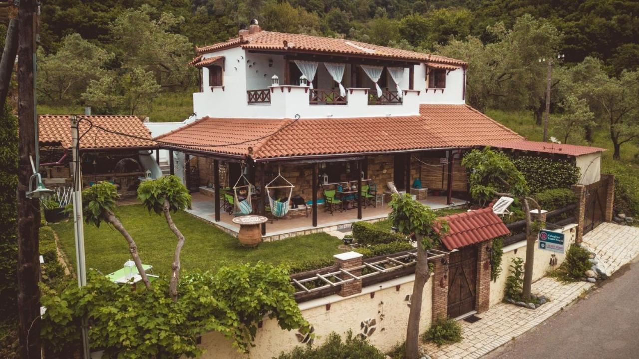 Kalogirou Stone House Apartment Limnionas  Exterior photo
